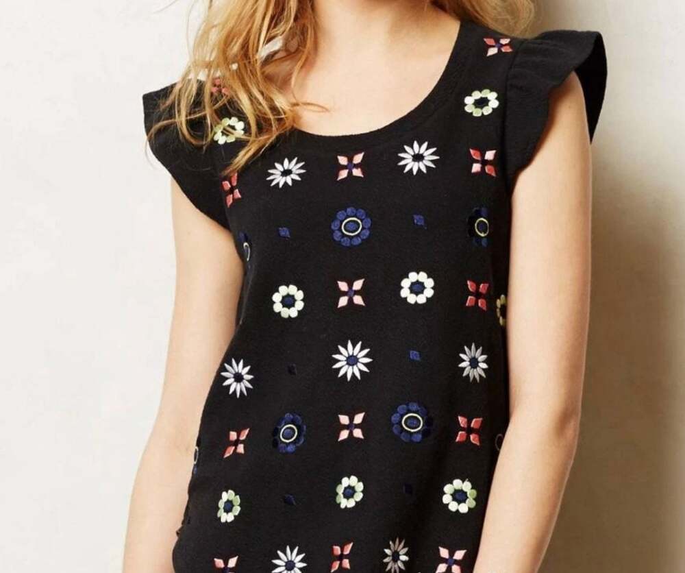 Anthropologie Chazara Wing Tank by Deletta Size XS